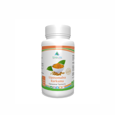 LIPOSOMALNA KURKUMA U KAPSULAMA  500 mg - 60 vegan kapsula