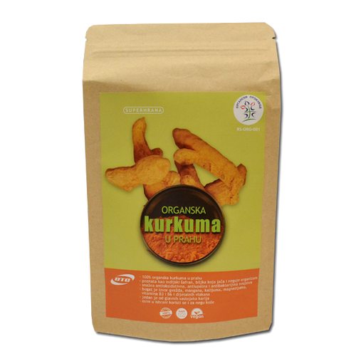 KURKUMA U PRAHU ORGANSKA 100g