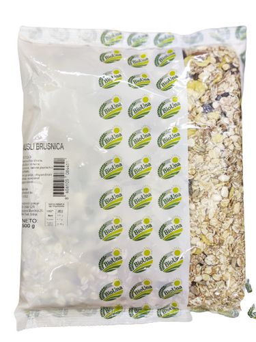 MUSLI BRUSNICA 500g