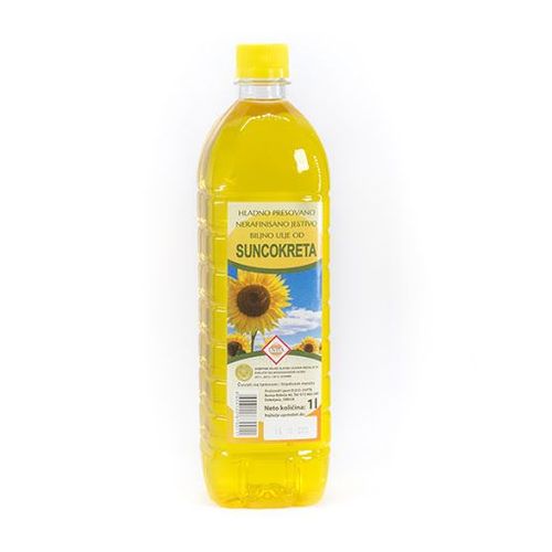 HLADNO CEĐENO SUNCOKRETOVO ULJE 1000ml