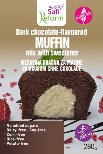 MEŠAVINA BRAŠNA BEZ GLUTENA ZA MAFINE SA UKUSOM CRNE ČOKOLADE 280g