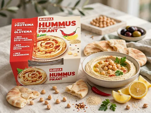 HUMUS PIKANT 200g RIBELLA