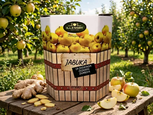 MUTNI CEĐENI SOK OD JABUKE I ĐUMBIRA 3L