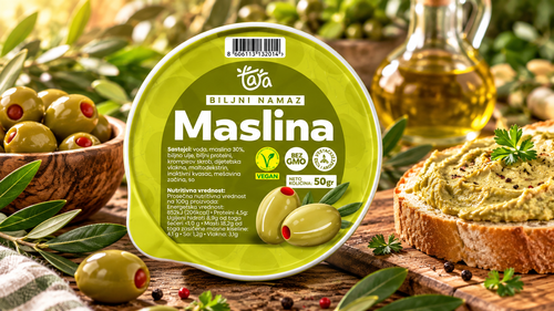 BILJNI NAMAZ SA MASLINAMA 50g Tara