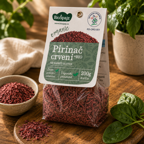 CRVENI ORGANSKI PIRINAC 200g