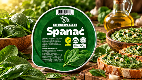 BILJNI NAMAZ SA SPANAĆEM 50g Tara
