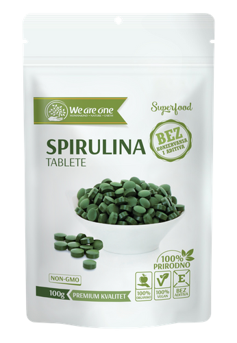 SPIRULINA TABLETE ORGANSKE ( 400kom ) 100g