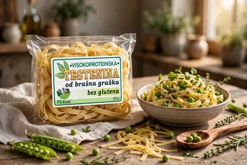 VISOKOPROTEINSKA TESTENINA OD BRAŠNA GRAŠKA BEZ GLUTENA 200g