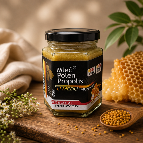 MLEČ, POLEN, PROPOLIS 125g