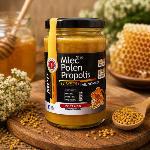 MLEČ, POLEN, PROPOLIS  450g