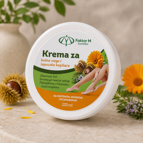 KREMA ZA ISPUCALE KAPILARE 220ml FAKTOR M