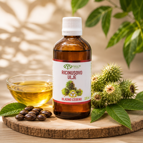 RICINUSOVO ULJE HLADNO CEDJENO 100ml FAKTOR M